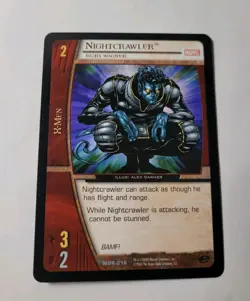 Nightcrawler Kurt Wagner MOR-018 Marvel VS System TCG CCG Card X-Men - Image 1