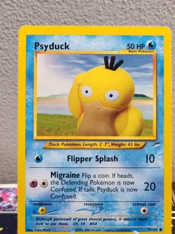 NM Psyduck 79/105 Neo Destiny Set WOTC TCG Pokemon Card - Yuka Morii - Image 2