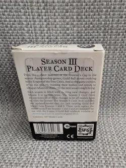 Steamforged Games Guild Ball Season III Player Card Deck New Sealed Boxed - Image 2