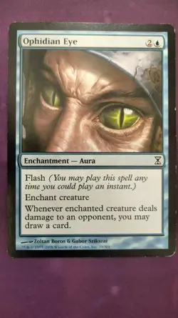 x1 Ophidian Eye - Light Play MTG - Time Spiral - The picture is what I send - Image 1