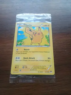 Pikachu 42/146 Holo Factory Sealed Lego Movie Promo Cards 2014 - Image 1