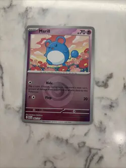Marill 083 Pokemon Ascended Heroes Reverse Holo Psychic 💞 Energy Symbol Card NM - Image 1