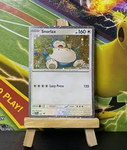 Pokemon Snorlax & Eevee Black Star Promo Card Cosmos Holo SVP en 122 -NM - Image 2