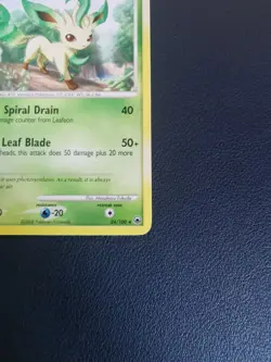 Pokemon Card Leafeon 24/100 D&P Majestic Dawn Non-Holo Rare - Image 5