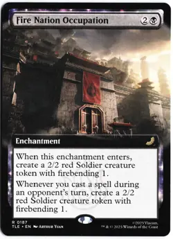 Fire Nation Occupation (Extended Art) R Avatar 187 NM - Image 1