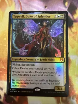 MTG Tegwyll, Duke of Splendor *FOIL* Commander: Wilds of Eldraine 0001 NM - Image 1