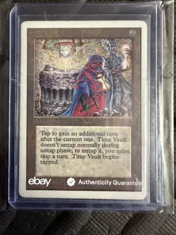 Magic MTG Unlimited Time Vault MODERATELY PLAYED MP - Image 1
