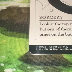 MTG Secret Lair Showdown SLP Sleight of Hand DMG Playable - Image 2