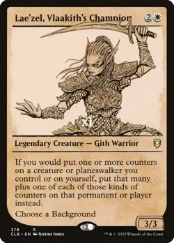 MTG Showcase CMR: Battle for Baldur's Gate Lae'zel, Vlaakith's Champion MINT - Image 1