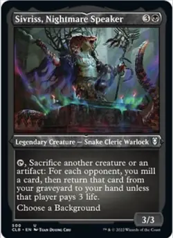 Sivriss, Nightmare Speaker (Foil Etched) Commander Legends: Battle for Baldur's - Image 1