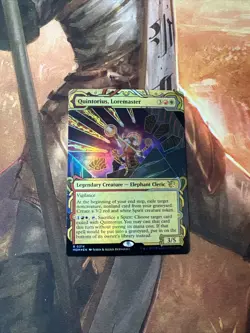 MTG March of the Machine - Quintorius Loremaster - Foil Showcase Rare - Image 1
