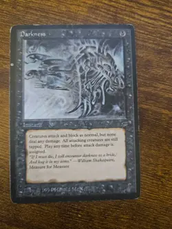 Darkness | MTG Magic the Gathering Legends LEG #94 MP - Image 1