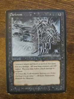 Darkness | MTG Magic the Gathering Legends LEG #94 MP - Image 2