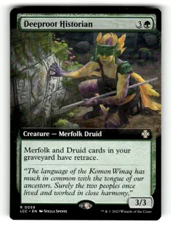 Deeproot Historian (Extended Art) Commander: The Lost Caverns of Ixalan 59 Near - Image 1