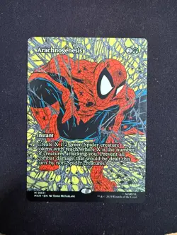 Arachnogenesis (BORDERLESS) Marvel's Spider-Man - Magic/MTG - Image 1