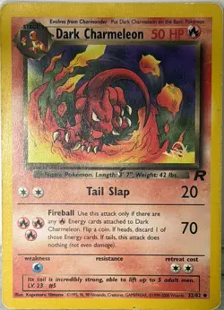 Pokemon - Dark Charmeleon - Team Rocket - W Stamp 32/82 WOTC - Image 1