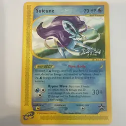 Pokemon TCG Suicune 53 WotC Black Star Promo Pokemon Movie 2002 Rare Card HP/DMG - Image 1