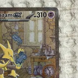 Alakazam ex 201/165 SIR Scarlet & Violet 151 Pokemon Card - Image 3