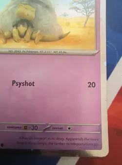 Pokemon TCG - Abra 063/165 HD Cosmos Holo Promo for 151 GrandMaster Set - Image 3