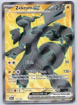 Zekrom ex 158/086 (NM) - SV: Black Bolt - Ultra Rare - Pokemon TCG - Image 1