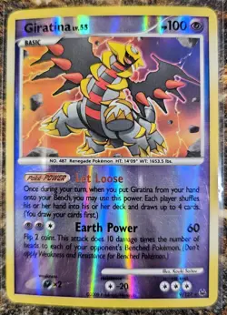 Pokemon 2009 Platinum Giratina Rev Holo 9 LP - Image 1