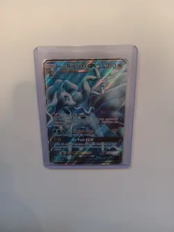 Pokemon Alolan Ninetales GX TCG Full Art Holo Card 132/145 Sm-Guardians Rising - Image 1