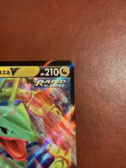 Pokemon TCG Rayquaza v SWSH147 Sword & Shield Black Star Promo 2021 NM Condition - Image 5