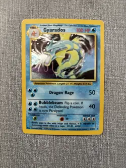 Pokemon TCG Gyarados Base Set 6/102 Holo 1999-2000 Wizards Base Set Copyright... - Image 1