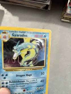 Pokemon TCG Gyarados Base Set 6/102 Holo 1999-2000 Wizards Base Set Copyright... - Image 3