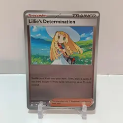 Pokemon Lillie's Determination 119/132 NM Mega Evolution Reverse Holo - Image 1