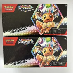 2x Prismatic Evolutions Surprise Box Pokemon Factory Sealed 🔥🔥 - Image 1