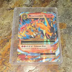 Pokemon M Charizard EX Evolutions Mega Full Art Ultra Rare Holo 13/108 220 HP - Image 1