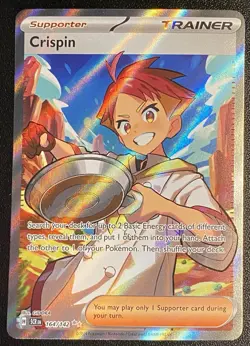 Crispin Full Art UR 164/142 Pokemon TCG S&V Stellar Crown Ultra Rare Trainer NM - Image 1