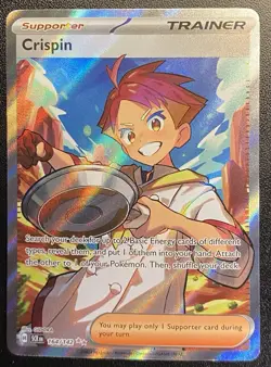 Crispin Full Art UR 164/142 Pokemon TCG S&V Stellar Crown Ultra Rare Trainer NM - Image 2