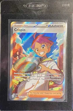 Crispin Full Art UR 164/142 Pokemon TCG S&V Stellar Crown Ultra Rare Trainer NM - Image 4