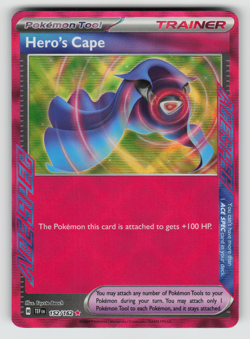 Hero's Cape Pokemon Temporal Forces 152/162 ACE SPEC Rare NM - Image 1
