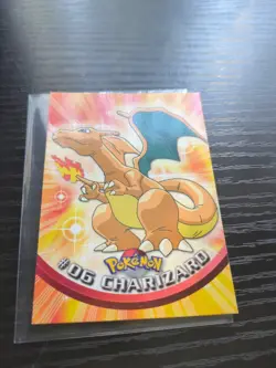 2000 Topps Pokemon TV Animation Series Black Logo #06 Charizard - Image 1