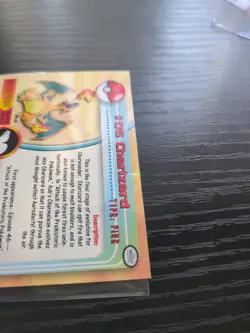 2000 Topps Pokemon TV Animation Series Black Logo #06 Charizard - Image 5