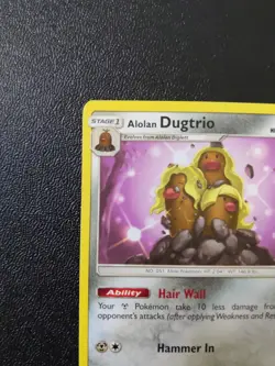 Alolan Dugtrio 122/214 Non-Holo Rare LP | Pokemon Unbroken Bonds - Image 3
