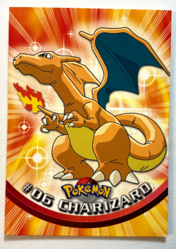 2000 Topps Pokemon TV Animation Series Black Logo #06 Charizard - Image 1