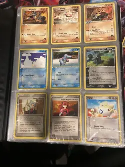Pokemon Non Holo Vintage Lot 2004 Few Rares Incl Also Comes With Binder - Image 1