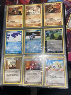 Pokemon Non Holo Vintage Lot 2004 Few Rares Incl Also Comes With Binder - Image 2