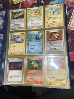 Pokemon Non Holo Vintage Lot 2004 Few Rares Incl Also Comes With Binder - Image 3