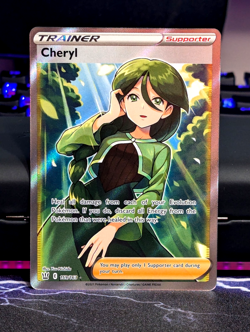 Pokemon Cheryl 159/163 Full Art Trainer Battle Styles 2021 - Image 2