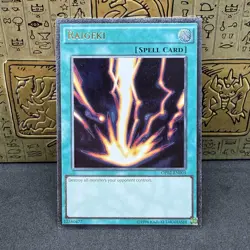 Yugioh Raigeki OP02-EN003 Ultimate Rare NM - Image 1