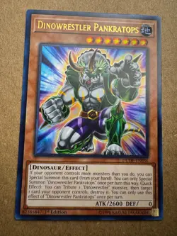 Dinowrestler Pankratops DUDE-EN036 1st Edition Yugioh - Image 1