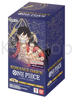 ONE PIECE CARD GAME ROMANCE DAWN Booster Box OFFICIAL OPK-01 TCG Korean Ver. - Image 1