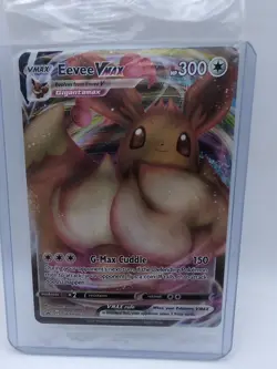 Eevee VMAX SWSH087 Black Star Promo - Full Art Holo - Pokemon Card NM Sealed! - Image 2
