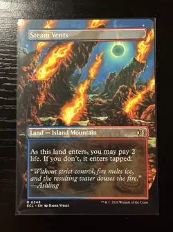 MTG Lorwyn Eclipsed - Steam Vents (Borderless) Regular - Image 2