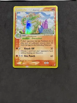 Pokemon Card Ludicolo 6/100-Ex Guardiani Dei Cristalli - Eng-Stamped- Holo-Mint! - Image 3